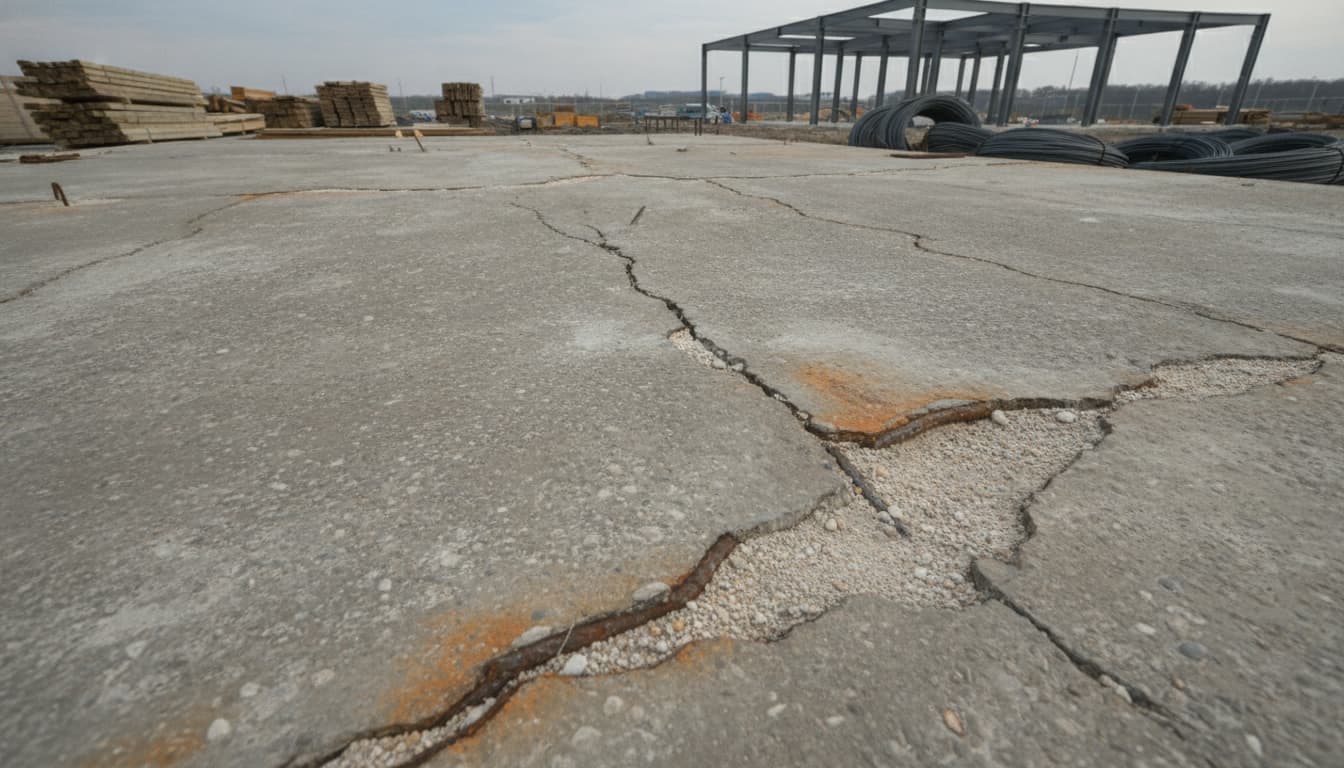 Béton fissuré - Pourquoi le béton se fissure-t-il ?