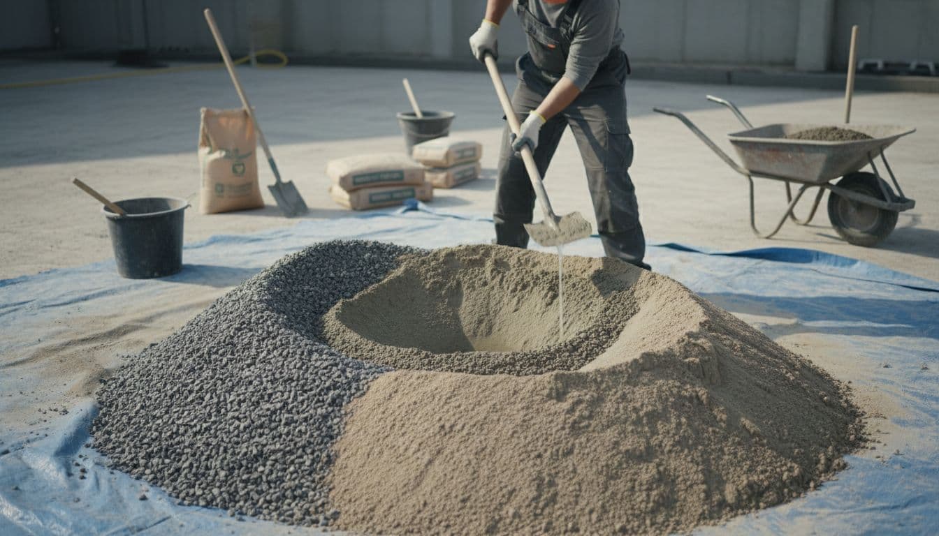 Comment faire un mélange de béton soi-même ?