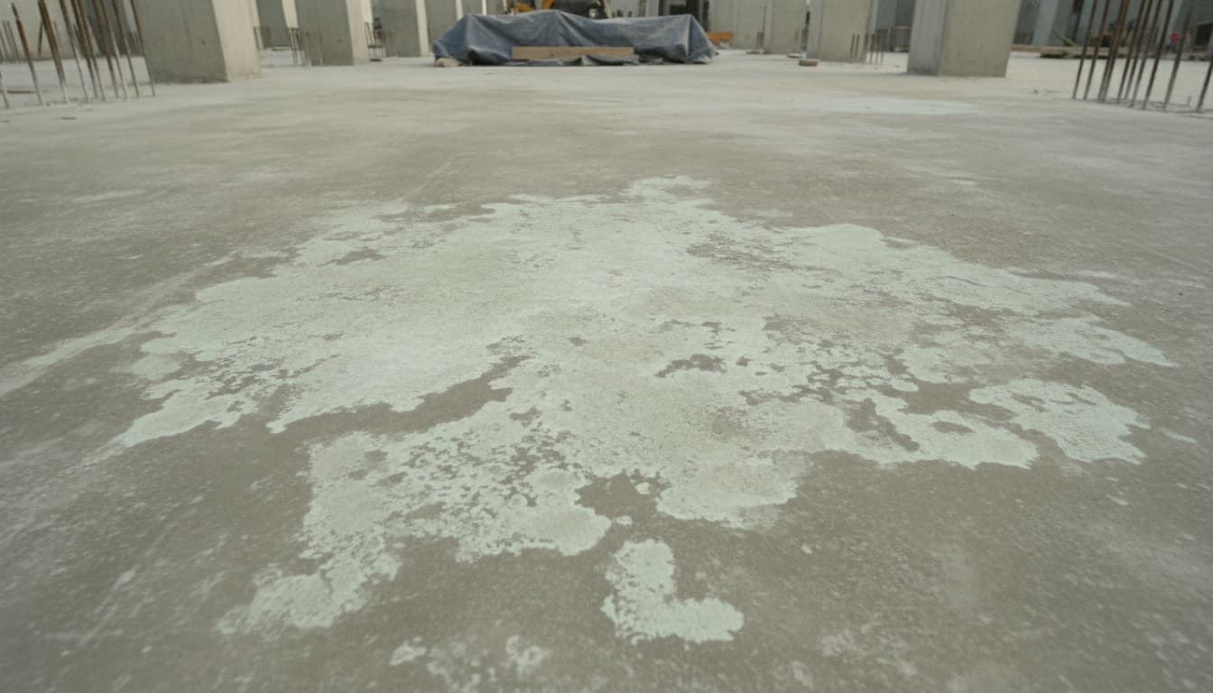 Décoloration du béton