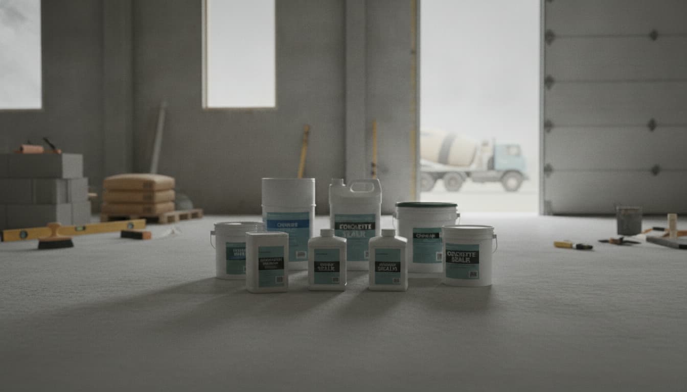 Scellants pour béton pour les surfaces intérieures et extérieures
