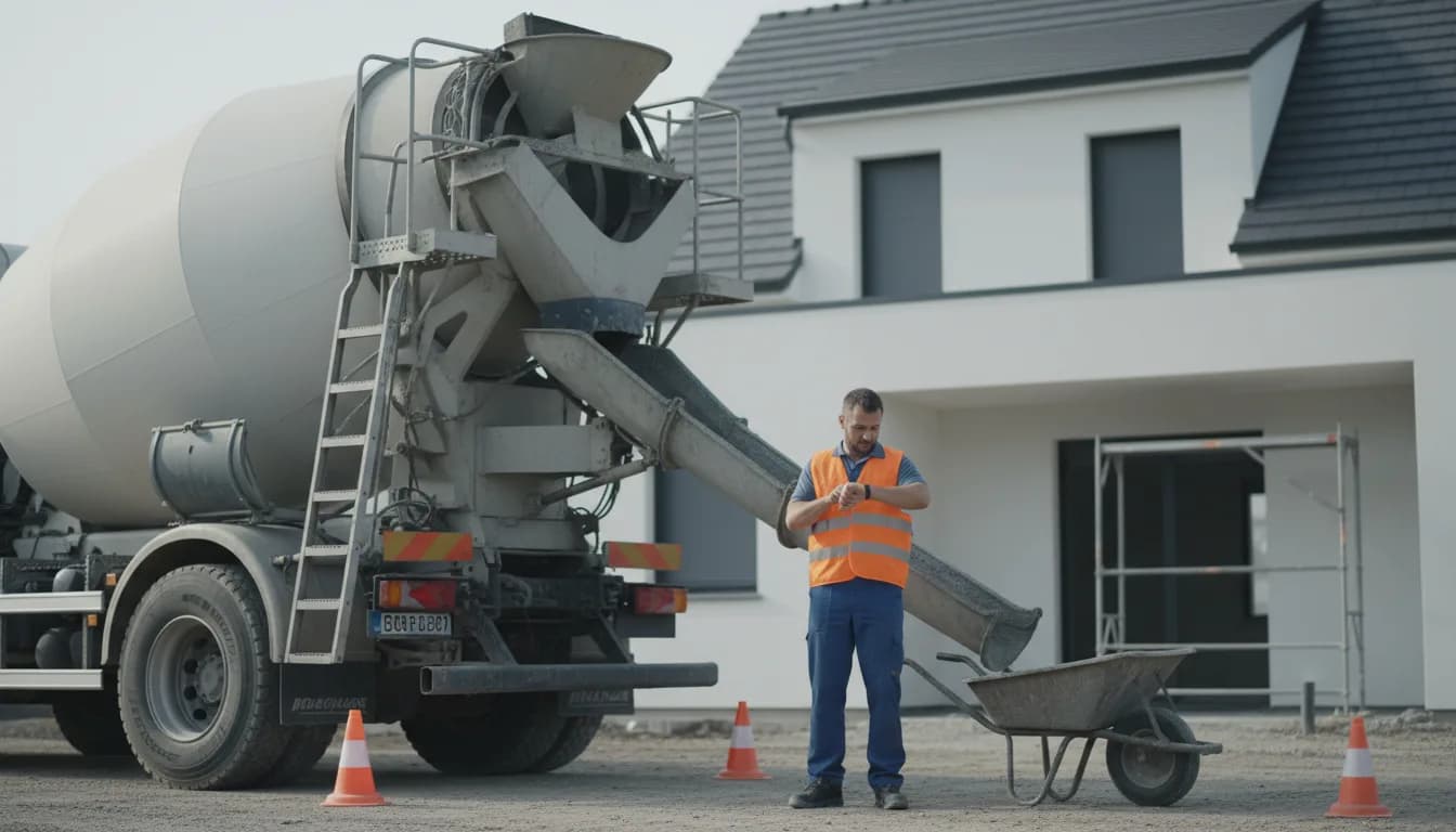 Attente, retour, petit volume, lavage : les frais annexes d'une livraison de béton