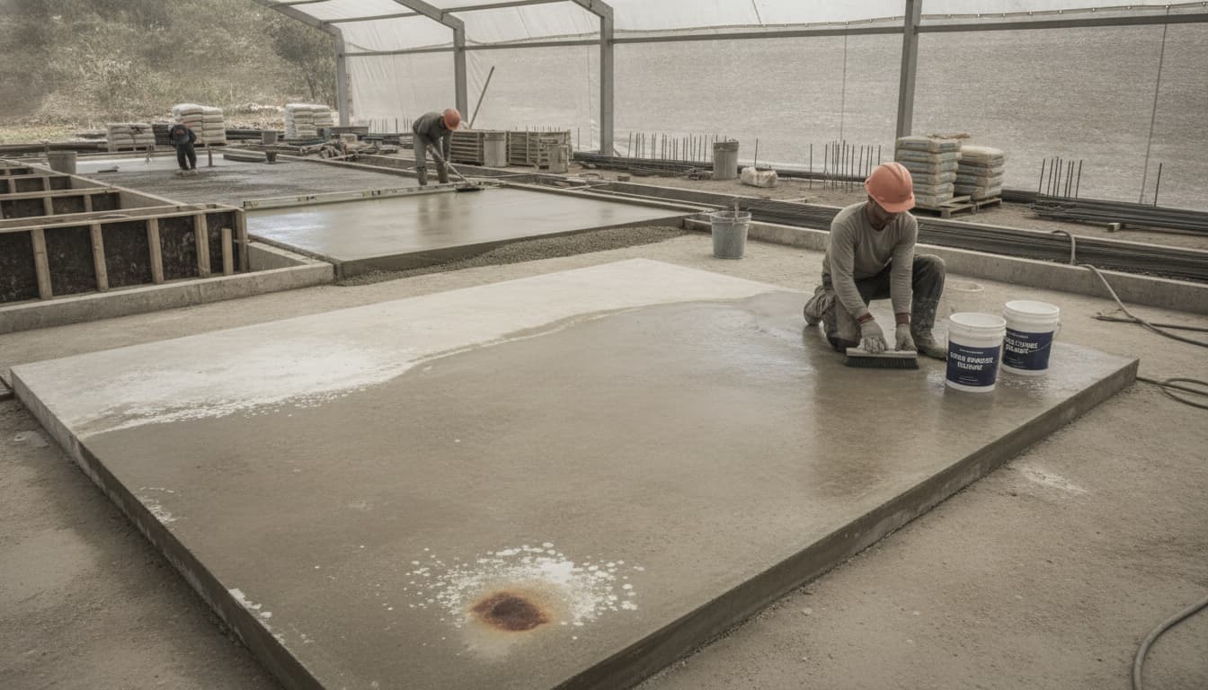 Comment résoudre les problèmes de coloration du béton ?