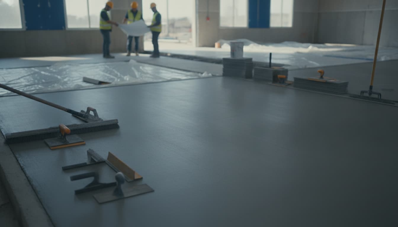 Finition du béton - conseils pour les dalles