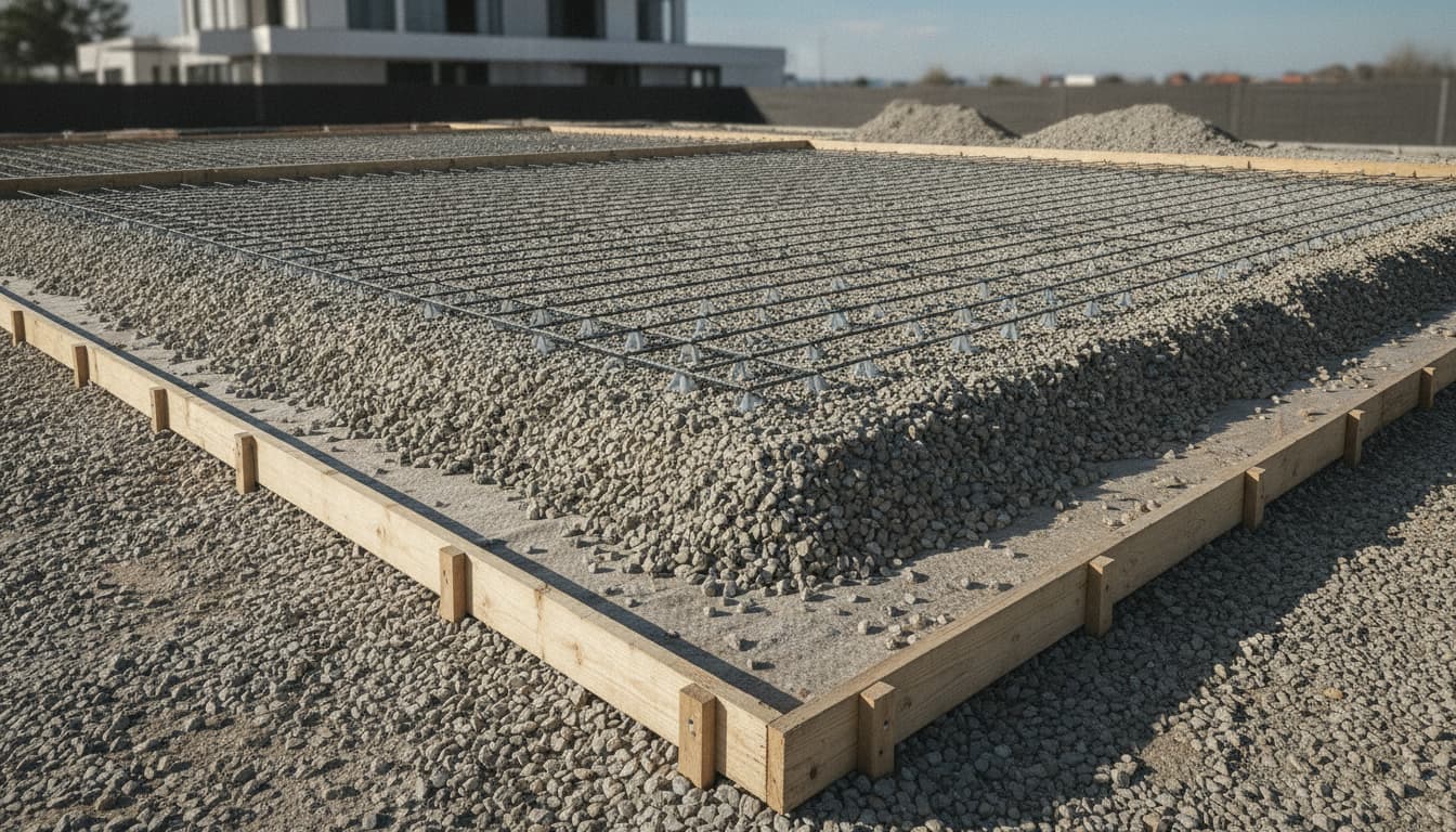 Les fondations et les sous-bases pour les dalles en béton